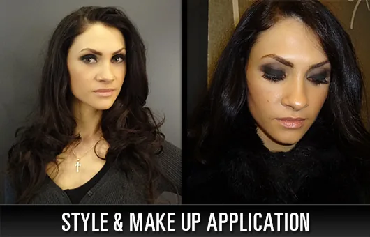 Style and makeup application