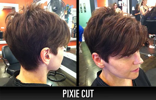 Pixie haircut